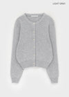 Ramson Semi-crop Knit Cardigan