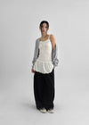 Connel Set - Layered Button-up, Slim Muffler