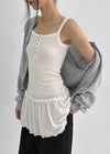 Connel Set - Layered Button-up, Slim Muffler