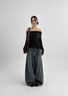 [MADE] Berua Two-way Off-shoulder Long-sleeve T-shirt (Set Available)