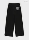 [MADE] Kiriki Printed Bootcut Banding Pants