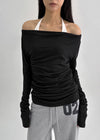 [MADE] Berua Two-way Off-shoulder Long-sleeve T-shirt (Set Available)