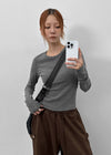 [MADE] Shurini Round Neck Long Sleeve T-shirt