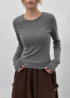 [MADE] Shurini Round Neck Long Sleeve T-shirt