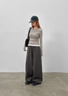 [MADE] Abone Stripe Banding Pants
