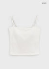 [B-BASIC] Basic Fleece Tube Top Sleeveless (Built-in Cap)