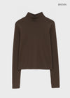 [B-BASIC] Brushed Half Turtleneck Long Sleeve T-shirt (2SIZE)