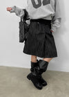 Luvua Denim Midi Skirt