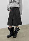 Luvua Denim Midi Skirt