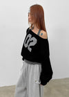 [MADE] Kiriki Print Boat Neck Long Sleeve T-shirt