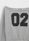 [MADE] Kiriki Print Boat Neck Long Sleeve T-shirt