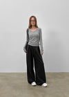 [MADE] Berr tuck Wide Banding Pants