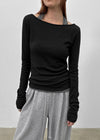 [MADE] Lemedy Boat Neck Long Sleeve T-shirt