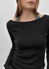[MADE] Lemedy Boat Neck Long Sleeve T-shirt