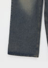 [B-DENIM] WASHING WIDE 046
