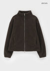 [B-BASIC] Fleece High Neck Zip-up