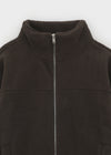 [B-BASIC] Fleece High Neck Zip-up