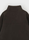 [B-BASIC] Fleece High Neck Zip-up