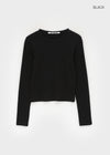 [B-BASIC] Standard Brushed Round Long Sleeve T-Shirt (2SIZE)