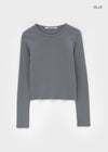 [B-BASIC] Standard Brushed Round Long Sleeve T-Shirt (2SIZE)