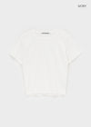 [B-BASIC] Standard Brushed Round Short Sleeve T-Shirt (2SIZE)