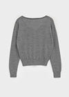 [B-BASIC] Wide V-neck Knit (50% Wool)