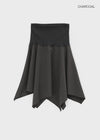 Flemne Banding Flare Midi Skirt