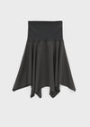 Flemne Banding Flare Midi Skirt
