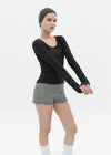 [B-BASIC] Soft Fleece U-neck Long-sleeved T-shirt (2SIZE)