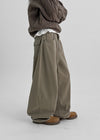 Aline Back Pocket Wide Balloon Pants