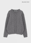 [MADE] Purine Fisher Cable Round Knit