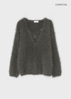 Fuzzy Acrylic Cardigan