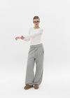 [B-BASIC] Fleece Sweat Wide Two-way Pants