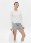 [B-BASIC] Standard Brushed Round Long Sleeve T-Shirt (2SIZE)