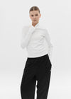 [B-BASIC] Brushed Half Turtleneck Long Sleeve T-shirt (2SIZE)