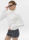 [B-BASIC] Brushed Half Turtleneck Long Sleeve T-shirt (2SIZE)