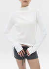 [B-BASIC] Brushed Half Turtleneck Long Sleeve T-shirt (2SIZE)