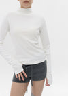[B-BASIC] Brushed Half Turtleneck Long Sleeve T-shirt (2SIZE)