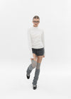 [B-BASIC] Brushed Half Turtleneck Long Sleeve T-shirt (2SIZE)