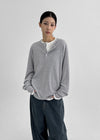 Romkang Henley Neck Loose Fit Warmer Long Sleeve T-shirt