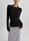 [MADE] Rosetti Halter Layered Long Sleeve T-shirt