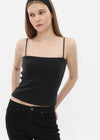 [B-BASIC] Basic Fleece Tube Top Sleeveless (Built-in Cap)