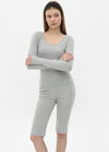 [B-BASIC] Soft Fleece U-neck Long-sleeved T-shirt (2SIZE)