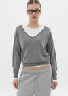 [B-BASIC] Wide V-neck Knit (50% Wool)