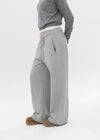 [B-BASIC] Fleece Sweat Wide Two-way Pants