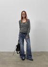 Riho Semi Bootcut Denim