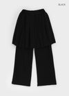 Benton Fleece Banding Skirt Pants