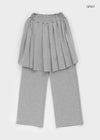 Benton Fleece Banding Skirt Pants
