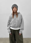 Laveni Fleece Hooded Zip-up