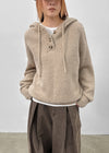 [MADE] Hitten Button Wool Hoodie Knit